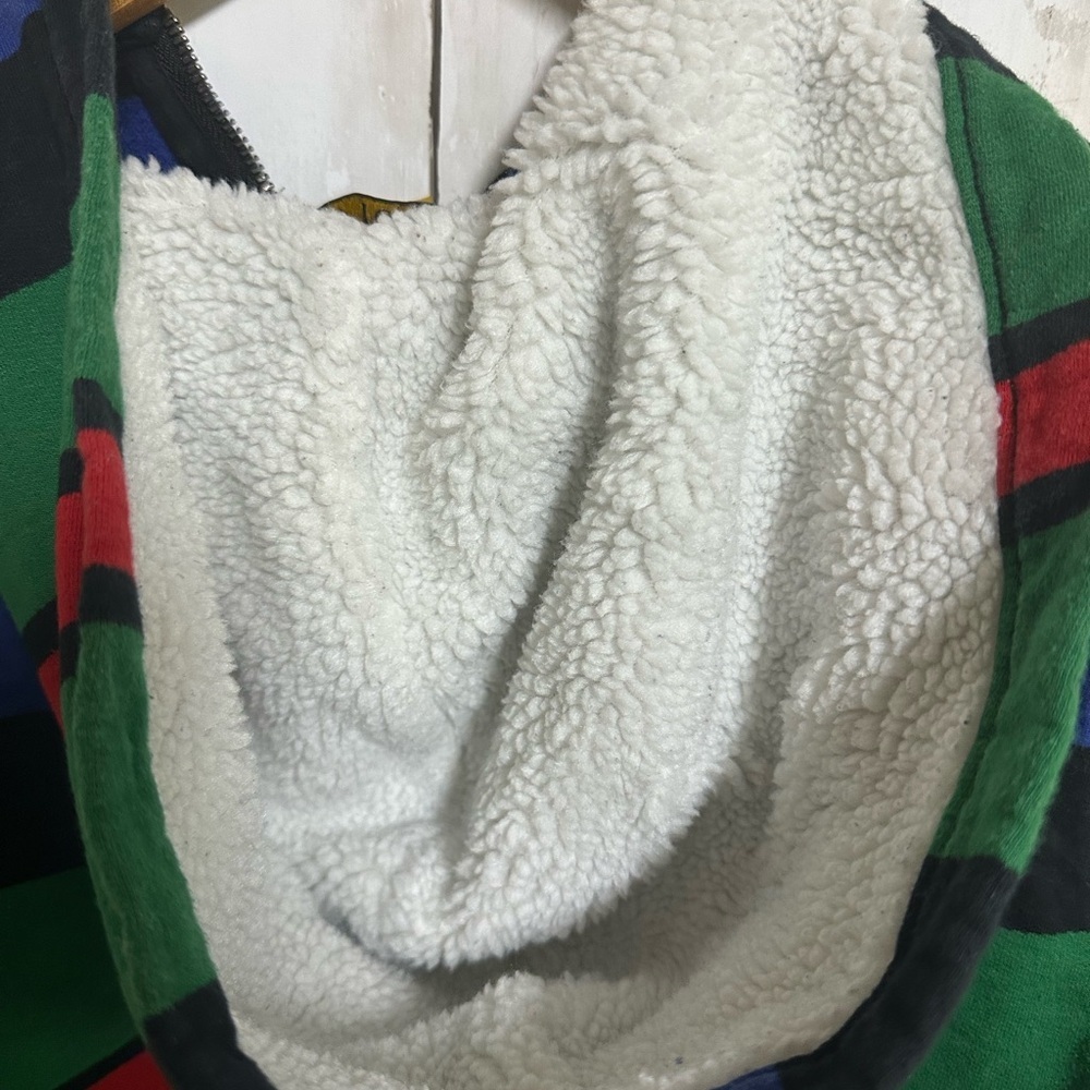 Polo by Ralph Lauren Kids Multicolor Striped Hoodie Size L (14-16) - Picture 5 of 6